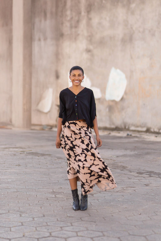 Saia envelope estampada