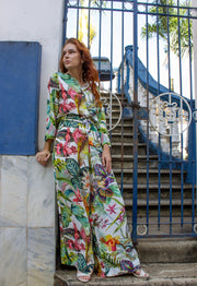 Camisa com ajuste na cintura