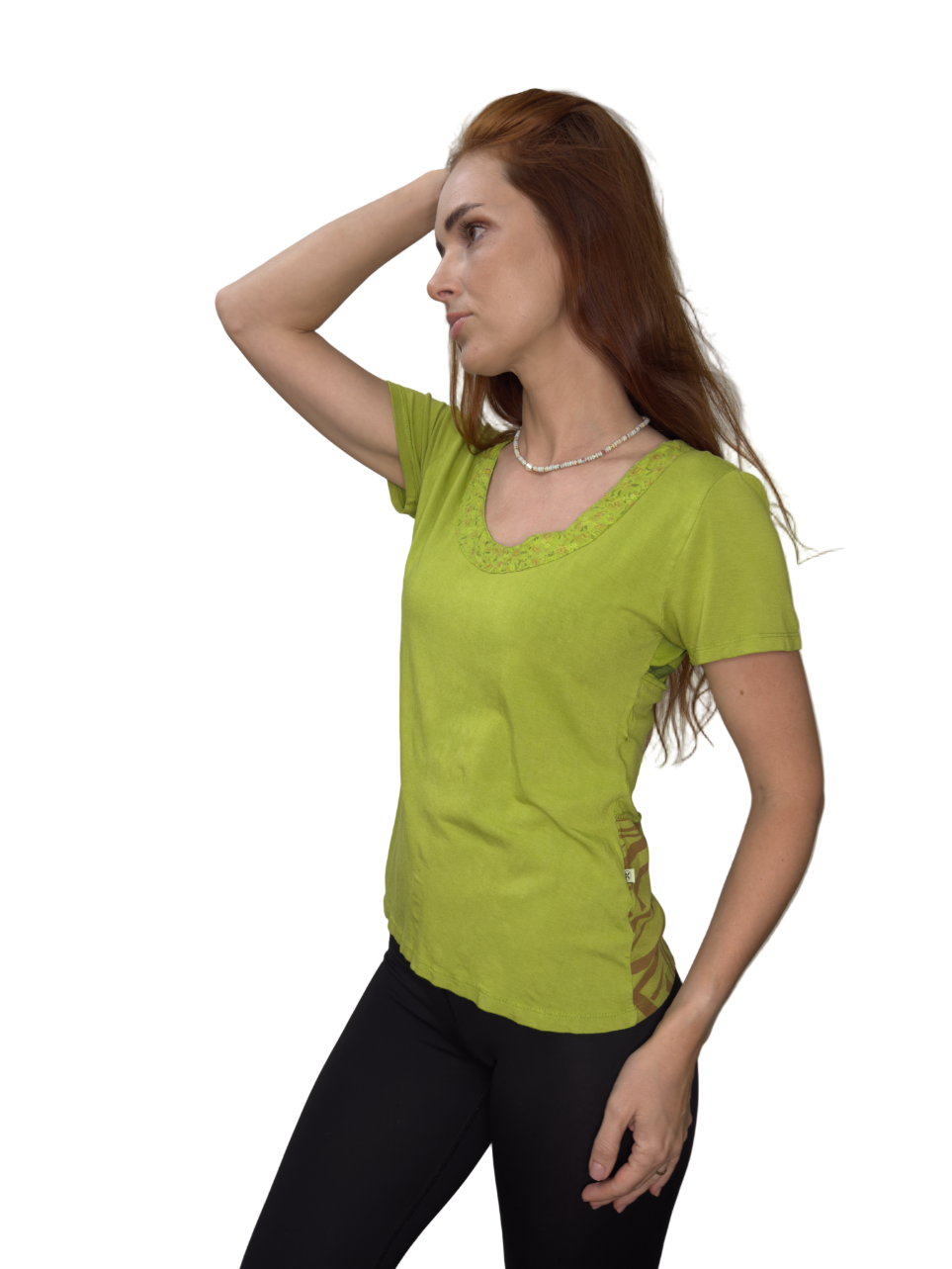 Camiseta com patchwork exclusiva