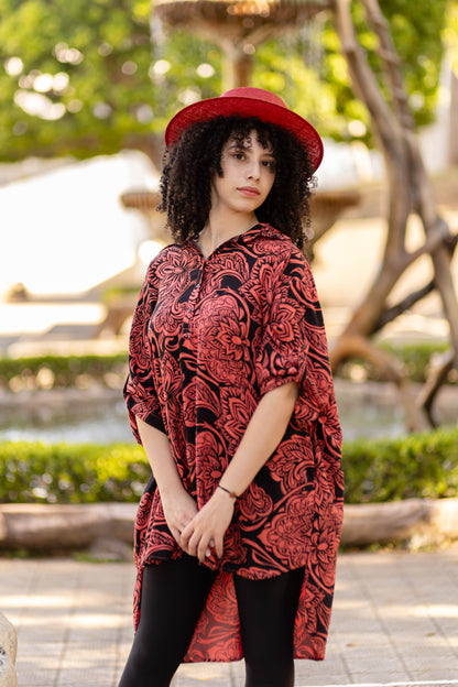 Max camisa com abertura tipo polo