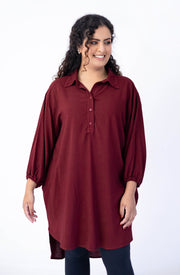 Max camisa com abertura tipo polo