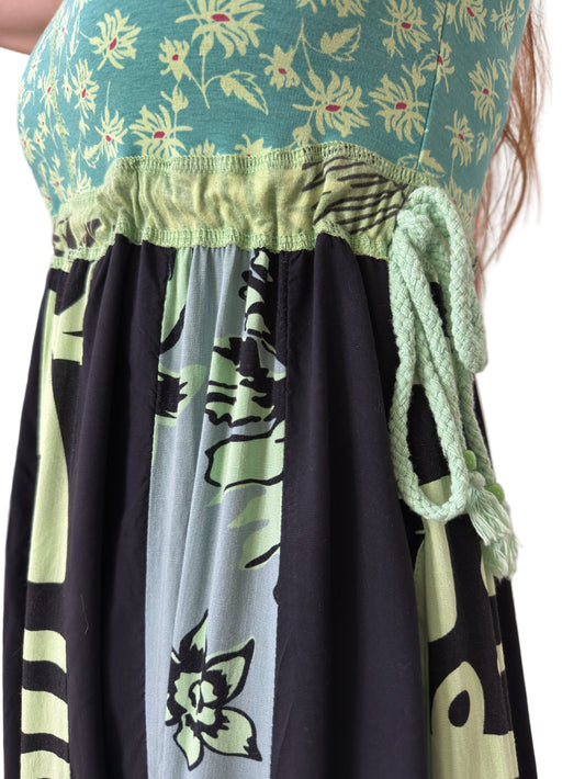 Vestido exclusivo todo em patchwork