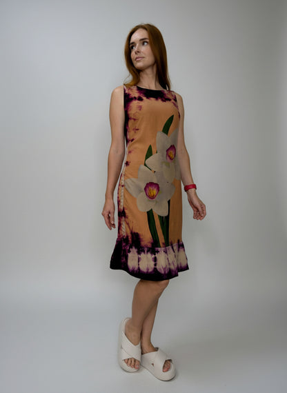 Vestido tubo curto com estampa limitada5234522