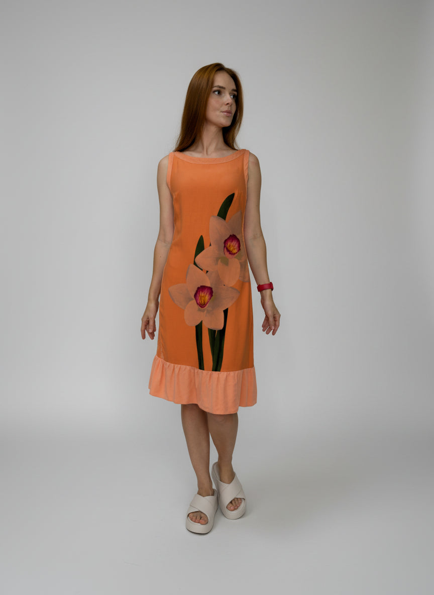 Vestido tubo curto com estampa limitada6644